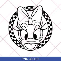 retro daisy duck png, vintage disney daisy png, daisy duck trip png, disneyland daisy duck png, disney girl trip png