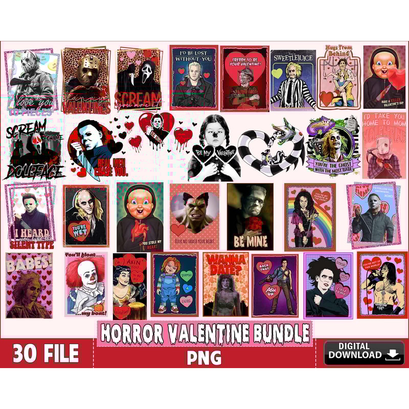 30+ file Horror Valentine day bundle png.jpg