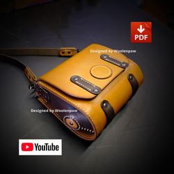 Matrix bag - leather pattern designed by Woolenpaw / 5mm pitch / PDF
