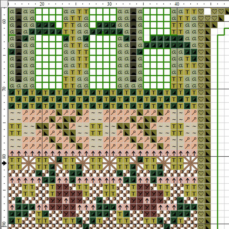 Pdf Floral Sampler Cross Stitch Chart Spring Sampler Cross Stitch Rustic Decor 3