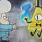 Gravity Falls-Bill Cipher-Dipper Pines-fire-cartoon-series-watercolor-painting-9.JPG