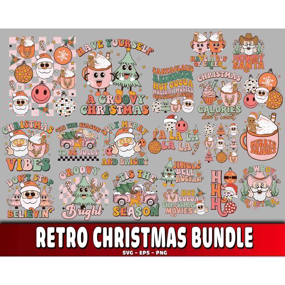 Retro christmas bundle 11 SVG.jpg