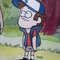 Gravity Falls-Dipper-Wendy-soos-Mabel Pines-Waddles-forest-picture-cartoon-series-painting-watercolor-4.JPG