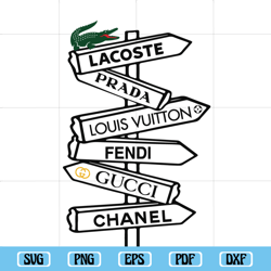 destination sign fashion brand name svg, luxury design vector, destination sign svg, crossroads svg, destination sign