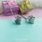 2 chinchillas on chains pendant necklaces