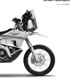 KTM Owners Manual Book Guide 2019 450 RALLY Factory Replica