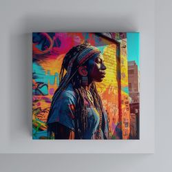 african female poster - download and print