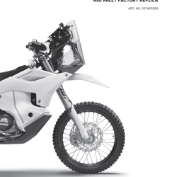 KTM Owners Manual Book Guide 2023 450 RALLY FACTORY REPLICA