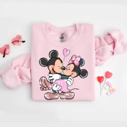 disney valentine's day shirt, happy valentine's day shirt, mickey and minnie valentine's day shirt, mickey and friends