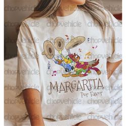 margarita por flavor shirt, the three caballeros shirt disney epcot shirt, margaritas epcot, donald jose panchito
