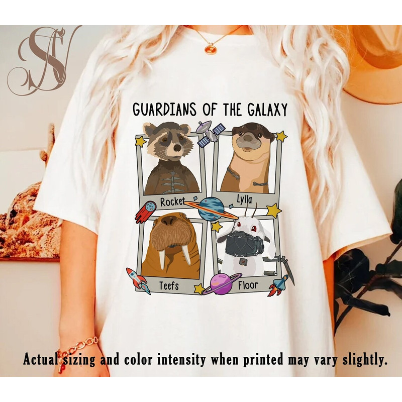 Guardians of the Galaxy 2023 Comfort Colors Shirt, Rocket and Friends Shirt, Retro Guardians of the Galaxy Vol.3. Shirt