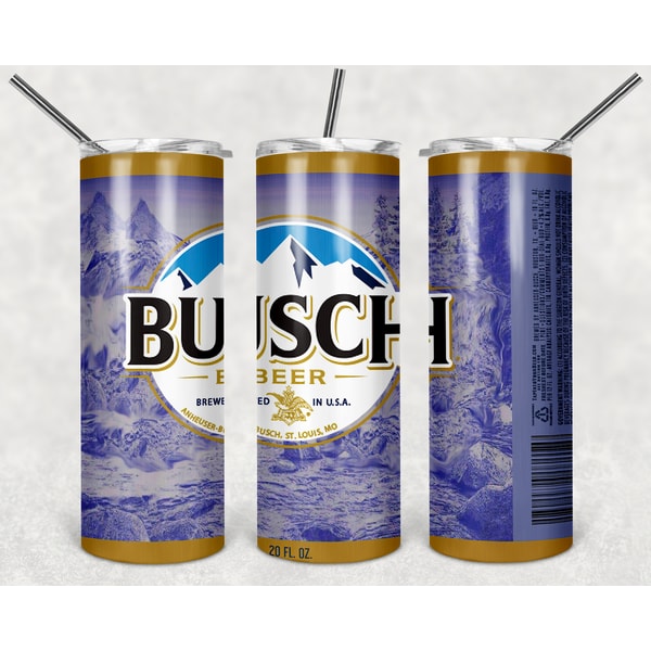 Busch Can Vector Busch Beer Can Tumbler Png, Busch Beer Can 20oz Skinny Tumbl - Inspire ...