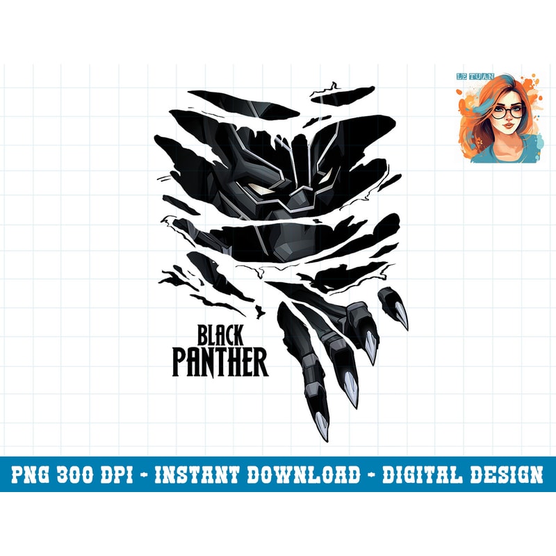 Marvel Black Panther Scratch Through Graphic png, sublimation png, sublimation copy.jpg