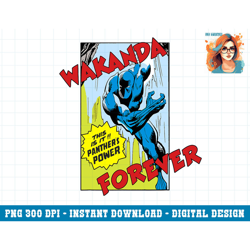 Marvel Black Panther Vintage Comic Poster Graphic png, sublimation png, sublimation.pngMarvel Black Panther Vintage Comic Poster Graphic png, sublimation png, s
