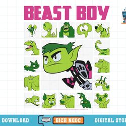 dc comics teen titans go! beast boy box up t-shirt copy png