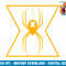 Marvel Black Widow Classic Retro Logo Tonal Orange png, sublimation png, sublimation copy.jpg