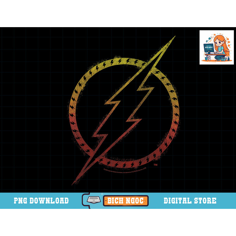 DC Comics The Flash Lightning Logo T-Shirt copy.jpg