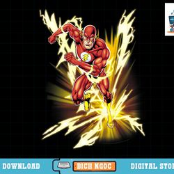 dc comics the flash lightning speed t-shirt copy png