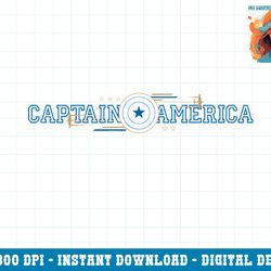 marvel captain america outline text logo png, sublimation copy
