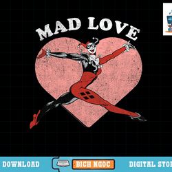 dc comics valentine s day harley quinn mad love t-shirt copy png