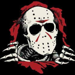 jason voorhees skeleton svg, halloween svg, jason voorhees svg, jason mask svg, skeleton svg