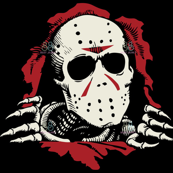 Jason Voorhees Skeleton Svg, Halloween Svg, Jason Voorhees S - Inspire ...