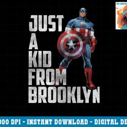 marvel captain america stands alone in brooklyn png, sublimation png, sublimation.pngmarvel captain america stands alone