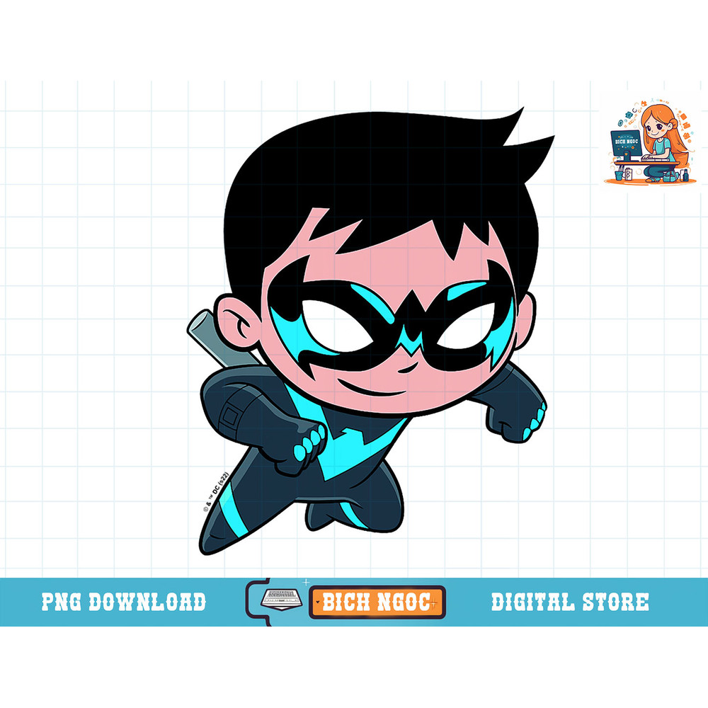 DC Super Friends Nightwing Big Character Portrait T-Shirt copy.jpg