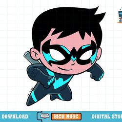 dc super friends nightwing big character portrait t-shirt copy png