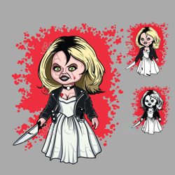 horror tiffany svg, halloween svg, horror movies svg, bride of chucky svg, tiffany svg, chucky horror svg