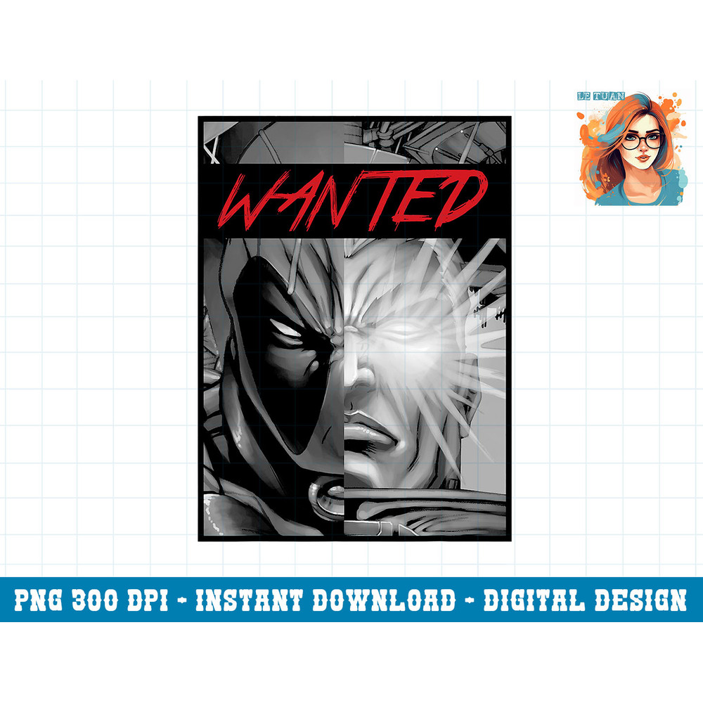 Marvel Deadpool Cable Split Poster png, sublimation copy.jpg