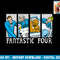 Marvel Fantastic Four Group Shot Comic Themed Panels png, sublimation copy.jpg