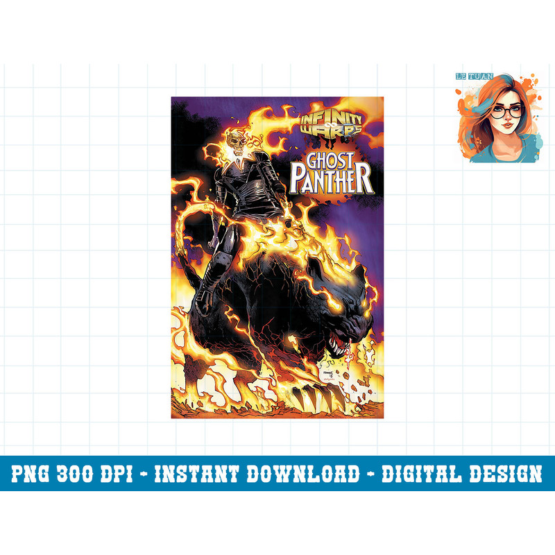 Marvel Ghost Panther Infinity Wars Comic Cover Premium Tee copy.jpg