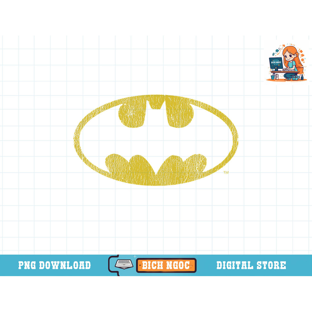 Kids DC Comics Batman Distressed Classic Logo T-Shirt copy.jpg