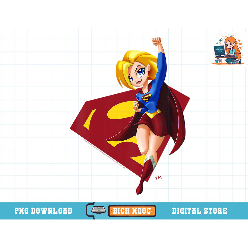 Kids DC Comics Super Hero Girls Supergirl T-Shirt copy.jpg