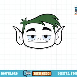 kids dc comics teen titans go! beast boy big face t-shirt copy png