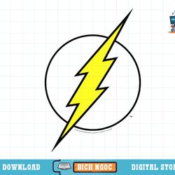 kids dc comics the flash large classic chest logo t-shirt copy png