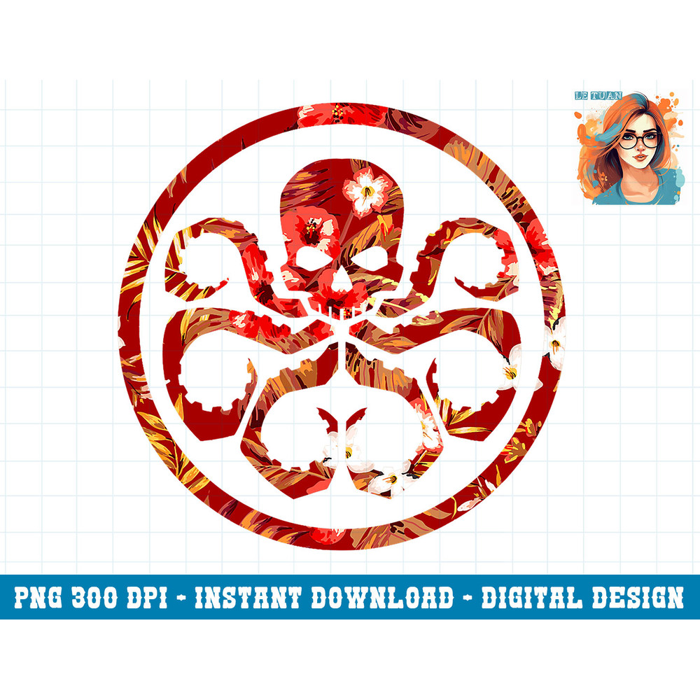 Marvel Hydra Logo Floral Print Graphic png, sublimation png, sublimation.pngMarvel Hydra Logo Floral Print Graphic png, sublimation png, sublimation copy.jpg