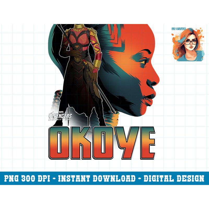 Marvel Infinity War Okoye Profile Graphic png, sublimation png, sublimation.pngMarvel Infinity War Okoye Profile Graphic png, sublimation png, sublimation copy.