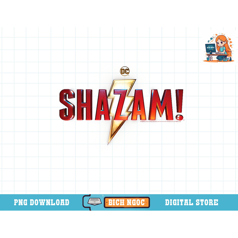Shazam Movie Shazam Logo T-Shirt copy.jpg