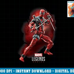 marvel legends series deadpool action pose portrait png, sublimation.pngmarvel legends series deadpool action pose portr