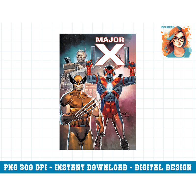Marvel Major X Union With Cable Comic Book Cover png, sublimation copy.jpg
