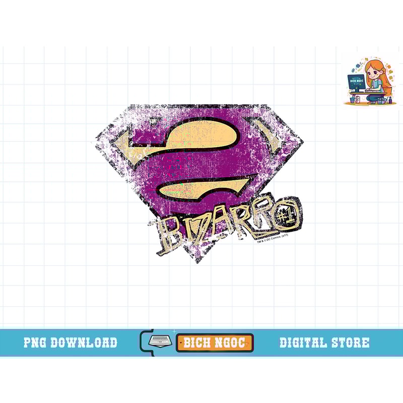 Superman Bizarro Logo Distressed T-Shirt copy.jpg