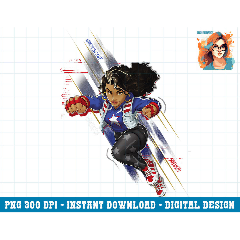 Marvel Rising Secret Warriors Miss America Action Pose png, sublimation.pngMarvel Rising Secret Warriors Miss America Action Pose png, sublimation copy.jpg
