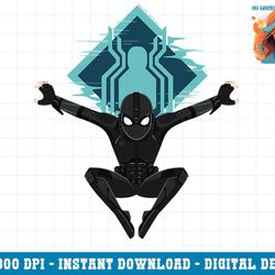 marvel spider-man far from home glitch logo stealth suit png, sublimation copy