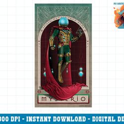 marvel spider-man far from home mysterio vintage poster png, sublimation.pngmarvel spider-man far from home mysterio vin