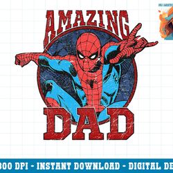 marvel spider-man fathers day amazing dad graphic png, sublimation.pngmarvel spider-man fathers day amazing dad graphic