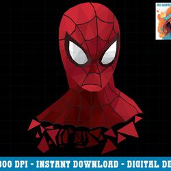 marvel spider-man geometric prism profile shot png, sublimation png, sublimation copy