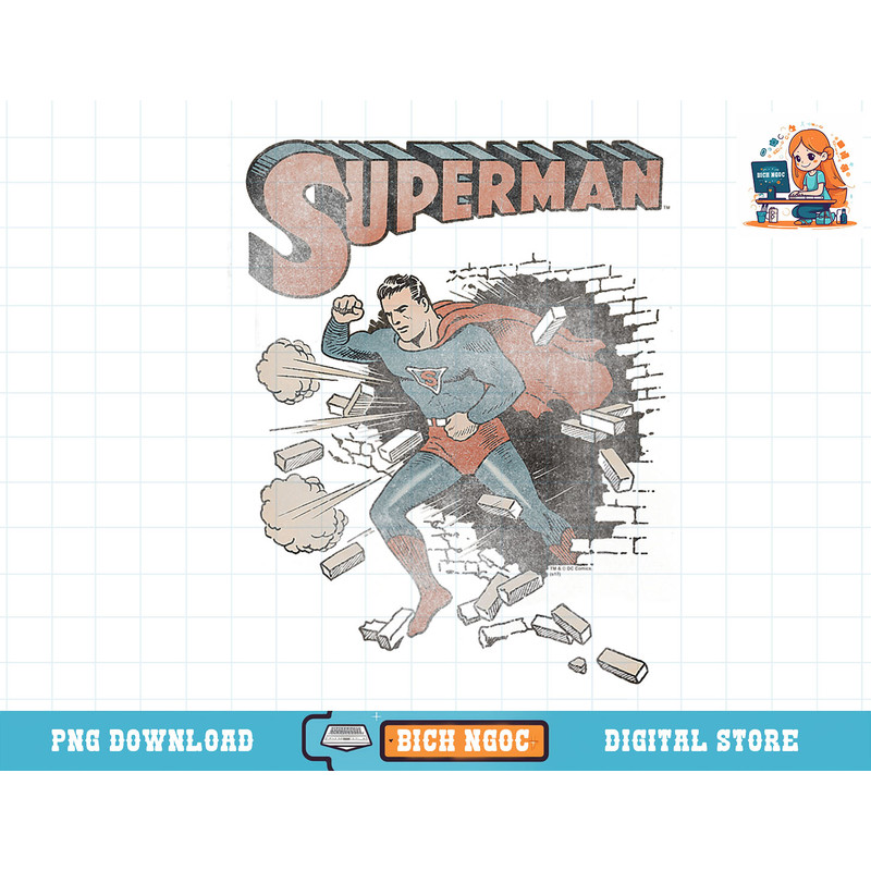 Superman Vintage Breakthrough T-Shirt copy.jpg