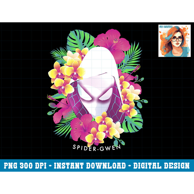 Marvel Spider-Man Spider-Gwen Tropical Portrait png, sublimation.pngMarvel Spider-Man Spider-Gwen Tropical Portrait png, sublimation copy.jpg